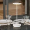 Lampade Da Tavolino Esterno-Linea Light gemini tab lampada da tavolino portatile effetto marmo bianco