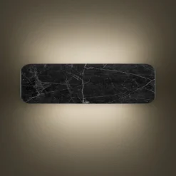 Applique Da Parete-Linea Light gemini w1 applique ledq 3000k marmo nero 39cm