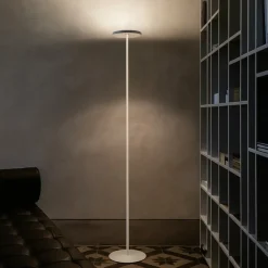Lampade Da Terra-Linea Light joshua lampada da terra moderna led 25w 3000k orientabile bianca