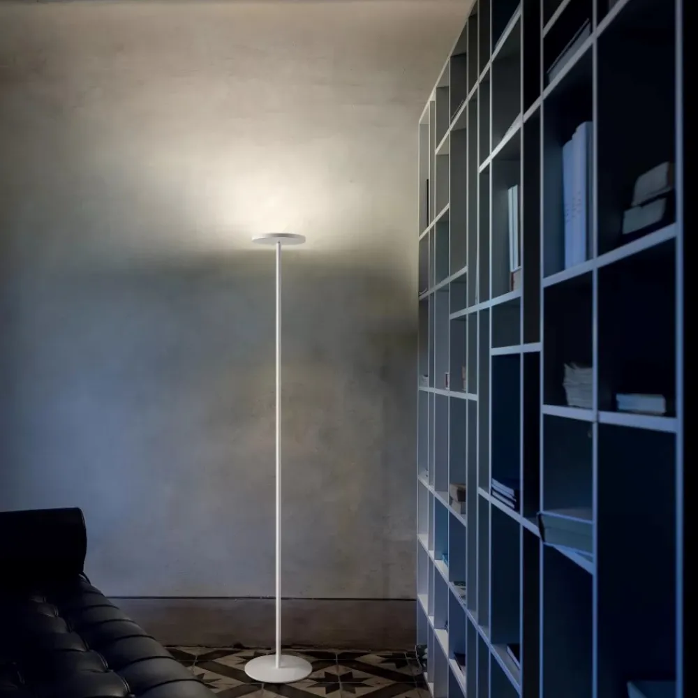 Lampade Da Terra-Linea Light joshua lampada da terra moderna led 25w 3000k orientabile bianca