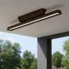 Plafoniere Da Esterno-Linea Light lira plafoniera da esterno ip65 marrone led 3000k
