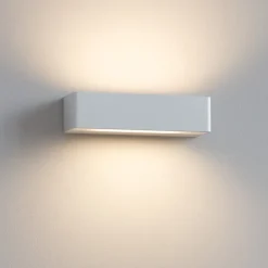 Applique Da Parete-Linea Light metal applique led 11w 3000k bianca moderna