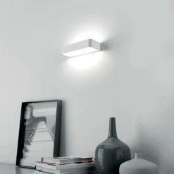 Applique Da Parete-Linea Light metal applique led 11w 3000k bianca moderna