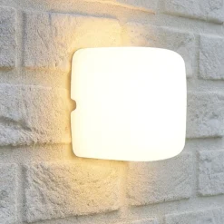 Applique Da Esterno-Linea Light miniwhite q applique per esterno cubo led 4w 3000k ip65