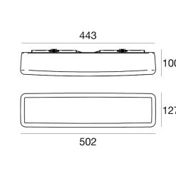 Applique Da Esterno-Linea Light mywhite b applique da esterno led 17w 3000k ip65