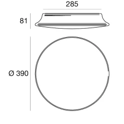 Plafoniere Da Esterno-Linea Light mywhite r plafoniera da esterno tonda bianca led 16w 3000k ip65