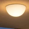 Plafoniere Da Esterno-Linea Light ohps! plafoniera per esterno semisfera bianca 50cm ip65