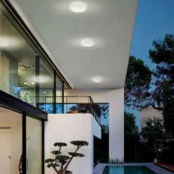 Plafoniere Da Esterno-Linea Light oh! smash s65 plafoniera da esterno sfera bianca ip65