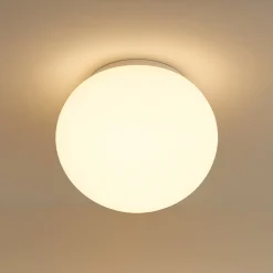 Plafoniere Da Esterno-Linea Light oh! s65 plafoniera per esterno sfera bianca ip65