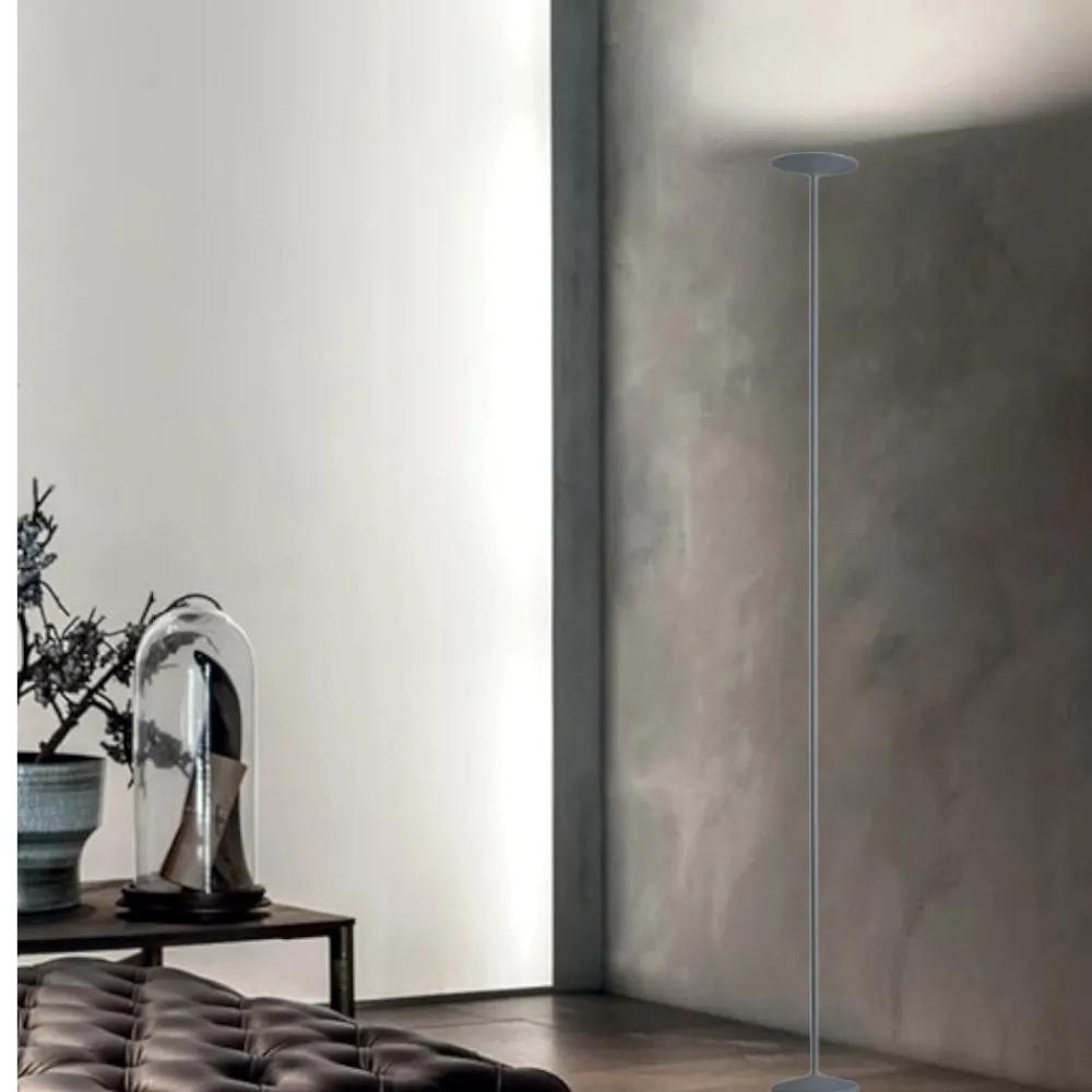 Lampade Da Terra-Linea Light poe piantana grigio led 25w 3000k design moderno