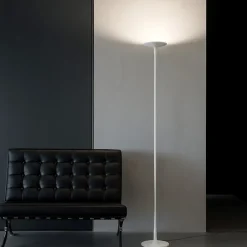Lampade Da Terra-Linea Light poe piantana led 25w 3000k moderna bianca