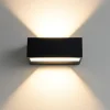 Applique Da Parete-Linea Light regolo v2 applique nera led 3000k