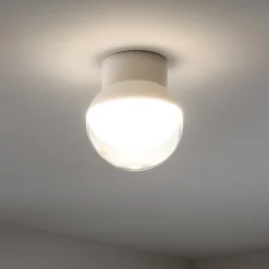 Plafoniere Moderne-Linea Light rossini plafoniera led 3000k da soffitto bianco