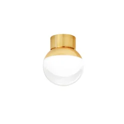 Plafoniere Moderne-Linea Light rossini plafoniera da soffitto oro led 6w 3000k