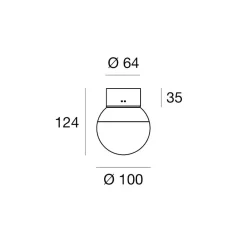 Plafoniere Moderne-Linea Light rossini plafoniera da soffitto oro led 6w 3000k