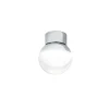 Plafoniere Moderne-Linea Light rossini plafoniera led 6w 3000k cromo