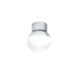 Plafoniere Moderne-Linea Light rossini plafoniera led 6w 3000k cromo