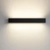 Applique Da Parete-Linea Light satori applique led 3000k nera 86cm