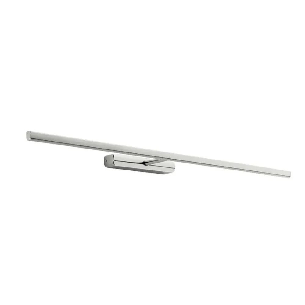 Applique Da Bagno-Linea Light straight applique per specchio bagno cromo 82cm led ip40