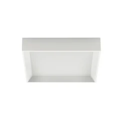 Plafoniere Moderne-Linea Light tara q plafoniera led 21w 3000k quadrata bianca