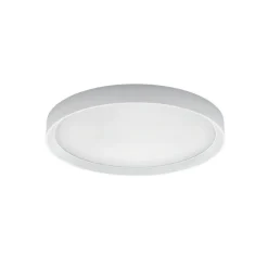 Plafoniere Moderne-Linea Light tara r plafoniera rotonda led 3000k bianca ip40