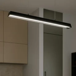 Lampadari Moderni-Linea Light Lira lampadario moderno nero per tavolo led