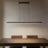 Lampadari Moderni-Eglo Lisciana lampadario moderno legno led per soggiorno