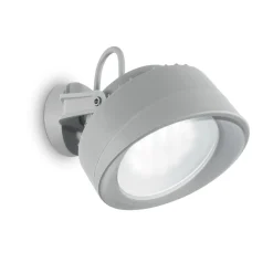 Faretti Da Esterno-Ideal Lux Litio ap1 faretto per esterno orientabile ip66 grigio