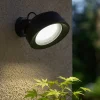 Faretti Da Esterno-Ideal Lux Litio ap1 idea lux faretto impermeabile da esterno ip66 orientabile nero
