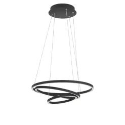 Lampadari Moderni-Eglo Lobinero z lampadario moderno per salotto led da 2700k a 6500k