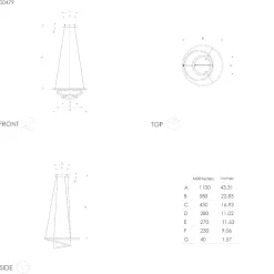 Lampadari Moderni-Eglo Lobinero z lampadario moderno per salotto led da 2700k a 6500k