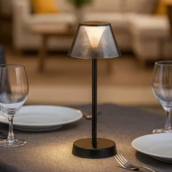 Lampade Da Tavolino Esterno-Ideal Lux Lolita tl lampada da tavolino led portatile