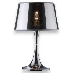 Lampade Da Tavolo-Ideal Lux London tl1 big lampada da tavolo paralume specchio