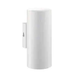 Applique Da Parete-Ideal Lux Look ap2 applique da parete bianco cilindrico