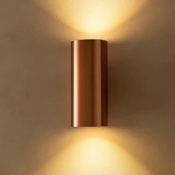 Applique Da Parete-Ideal Lux Look ap2 lampada da parete colore rame luce biemissione