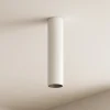 Faretti Da Soffitto-Ideal Lux Look pl1 faretto da soffitto cilindro metallo bianco