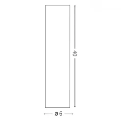 Faretti Da Soffitto-Ideal Lux Look pl1 faretto da soffitto cilindro nero
