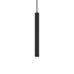 Lampade A Sospensione-Ideal Lux Look sp1 d04 lampada nera a sospensione per isola
