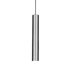 Lampade A Sospensione-Ideal Lux Look sp1 d06 lampada a sospensione per isola cucina cromo