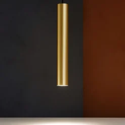Lampade A Sospensione-Ideal Lux Look sp1 d06 lampada oro dorata sospensione