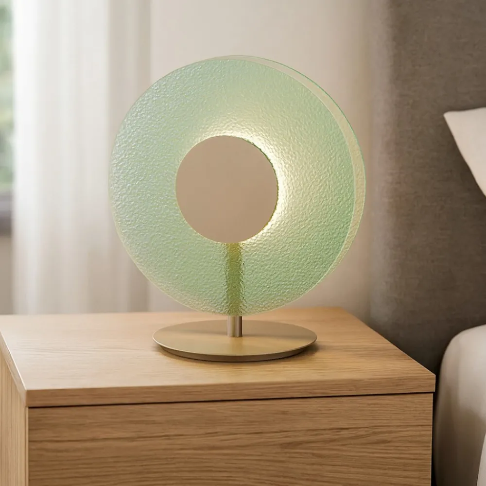 Abat Jour-Ondaluce Lt candy abat-jour moderna vetro verde led design