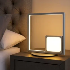 Abat Jour-Ondaluce Lt dowel lampada abat jour moderna grigio led