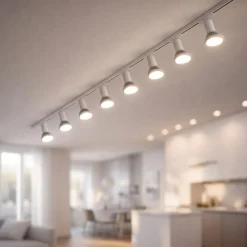 Illuminazione A Binario-Selezionato da Mazzolaluce Luci a binario 300cm con spot e27 orientabile