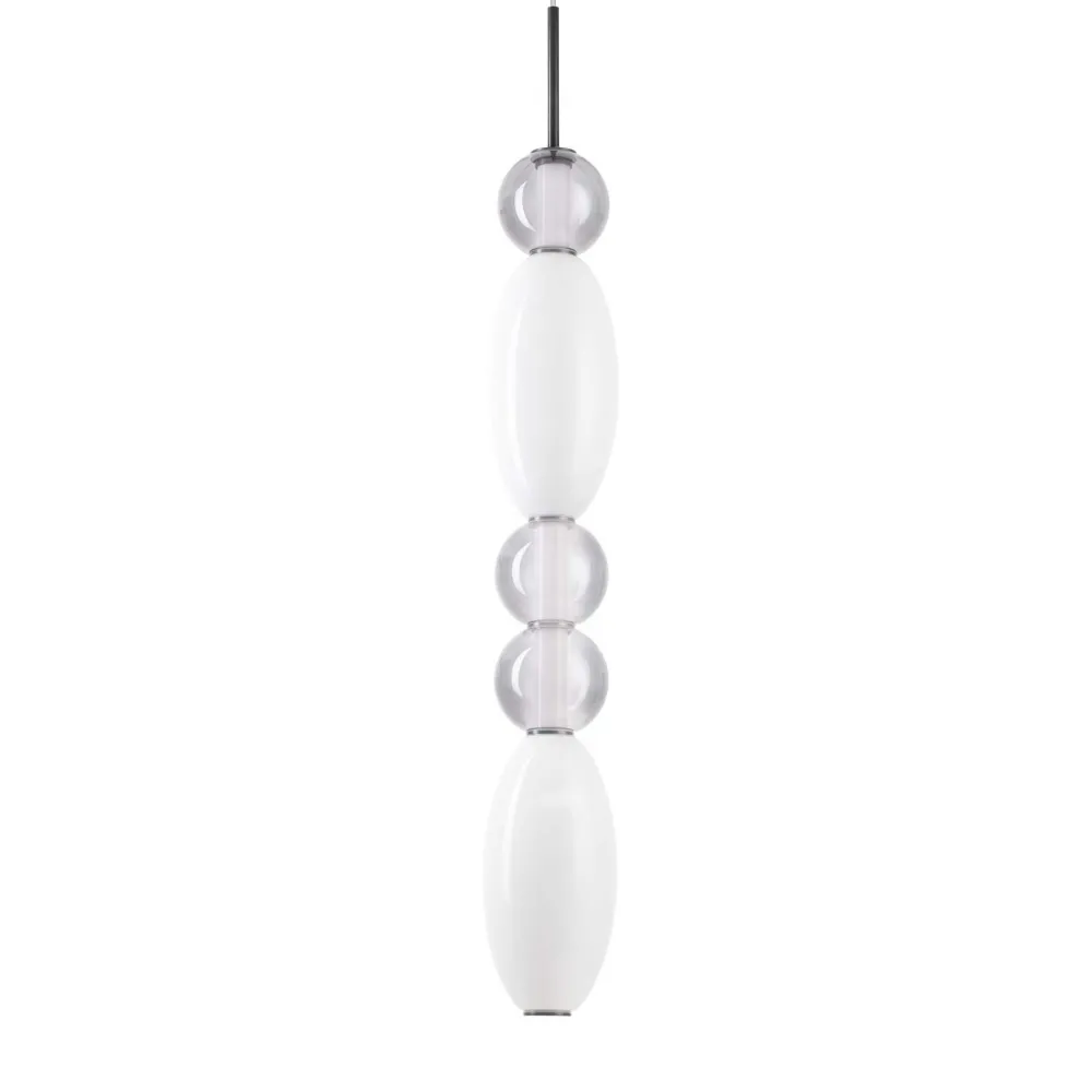 Lampade A Sospensione-Ideal Lux Lumiere-3 sp lampada a sospensione di vetro led 39w 3000k per salotto