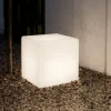 Lampade Da Esterno Giardino-Ideal Lux Luna pt1 d40 lampada cubo luminoso per esterno ip44