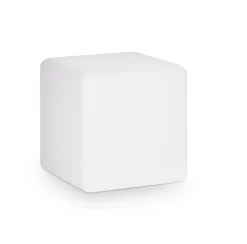 Lampade Da Esterno Giardino-Ideal Lux Luna pt1 d40 lampada cubo luminoso per esterno ip44
