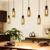Lampadari Cucina-Eglo Maione lampadario cucina minimal con 6 luci pendenti