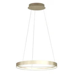 Lampadari Moderni-Top Light Malika lampadario moderno oro rotondo per soggiorno led 42w cct