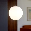 Lampade A Sospensione-Ideal Lux Mapa bianco sp1 d30 ideal lulx lampada sfera vetro bianco