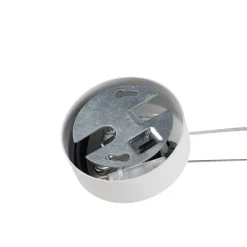 Lampade A Sospensione-Ideal Lux Mapa sp1 d10 lampada a sospensione sfera bianca
